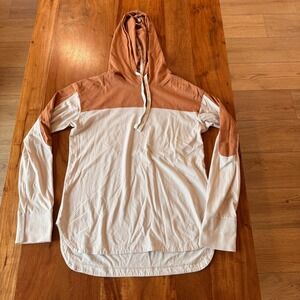 Landmark Project Men's Rust/Tan Long Sleeve T-shirt Hoodie Size M